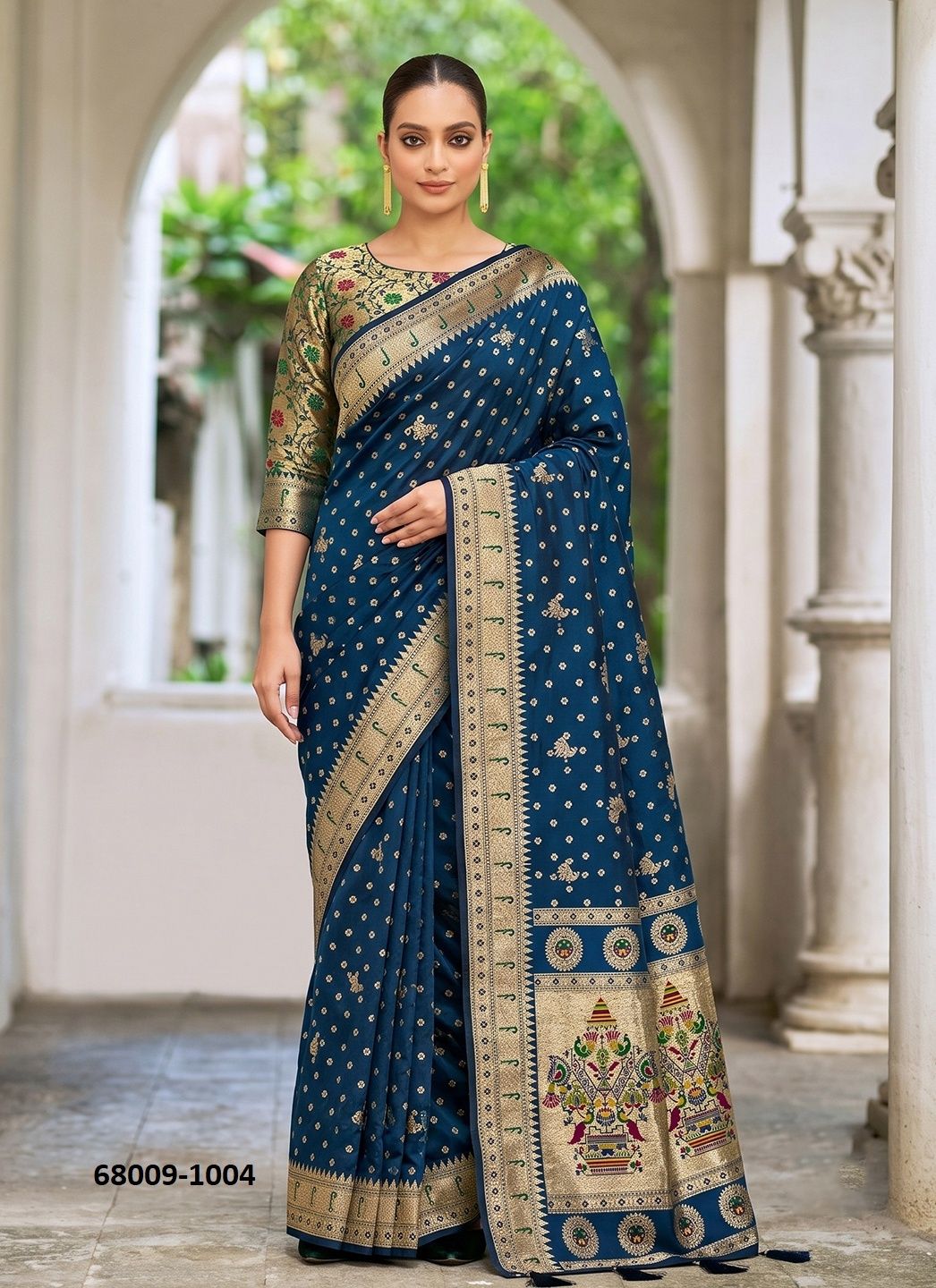 KANAK SILK - Catalog # 68009 (Set of 6 Sarees) KANAK SILK - Catalog # 68009 (Set of 6 Sarees)