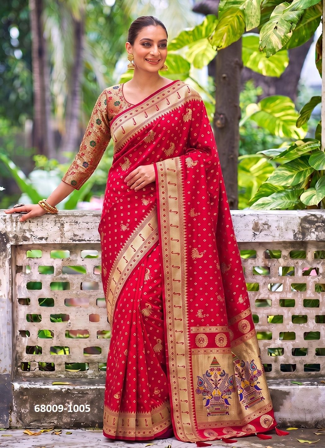 KANAK SILK - Catalog # 68009 (Set of 6 Sarees) KANAK SILK - Catalog # 68009 (Set of 6 Sarees)