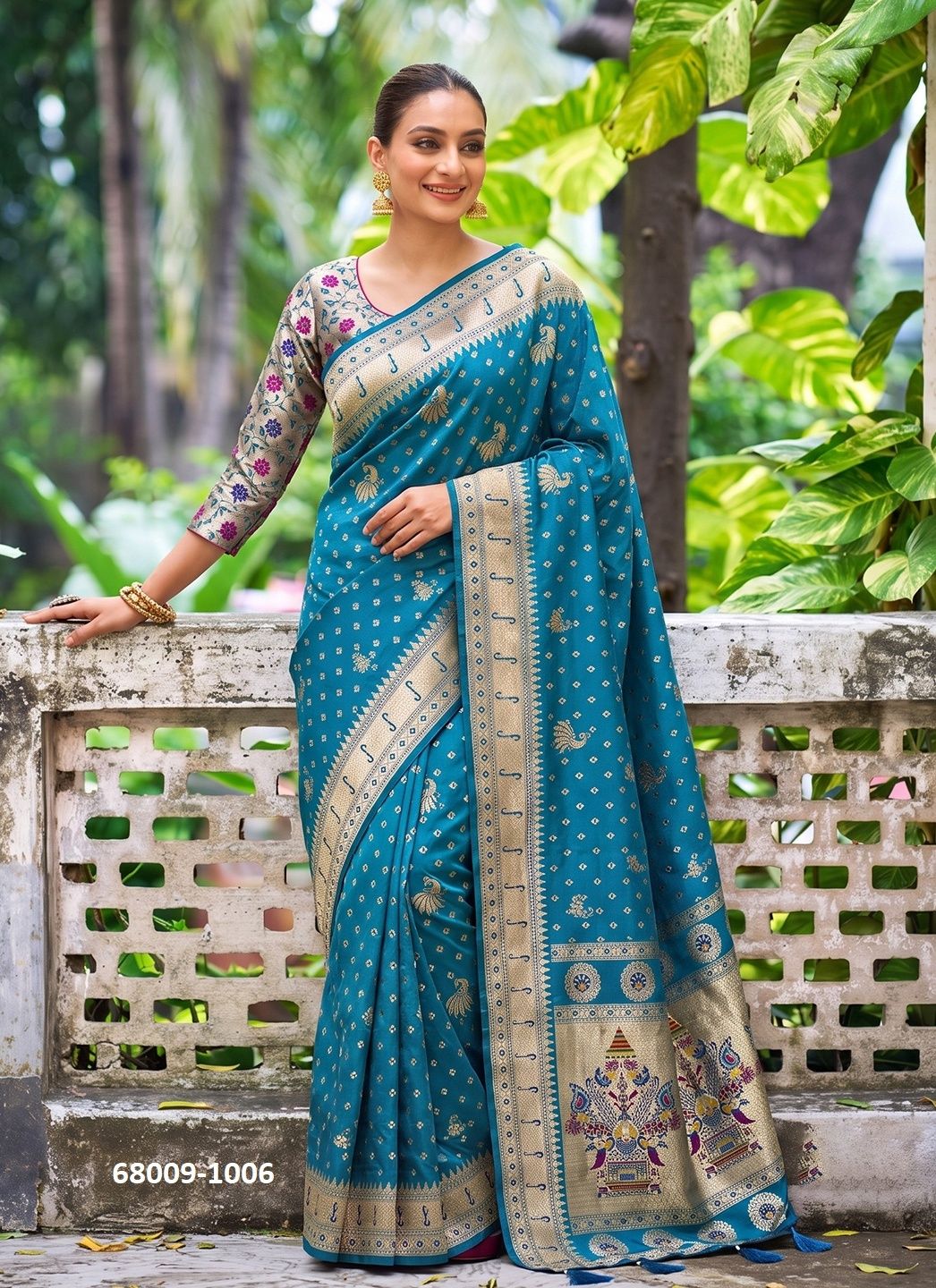 KANAK SILK - Catalog # 68009 (Set of 6 Sarees) KANAK SILK - Catalog # 68009 (Set of 6 Sarees)