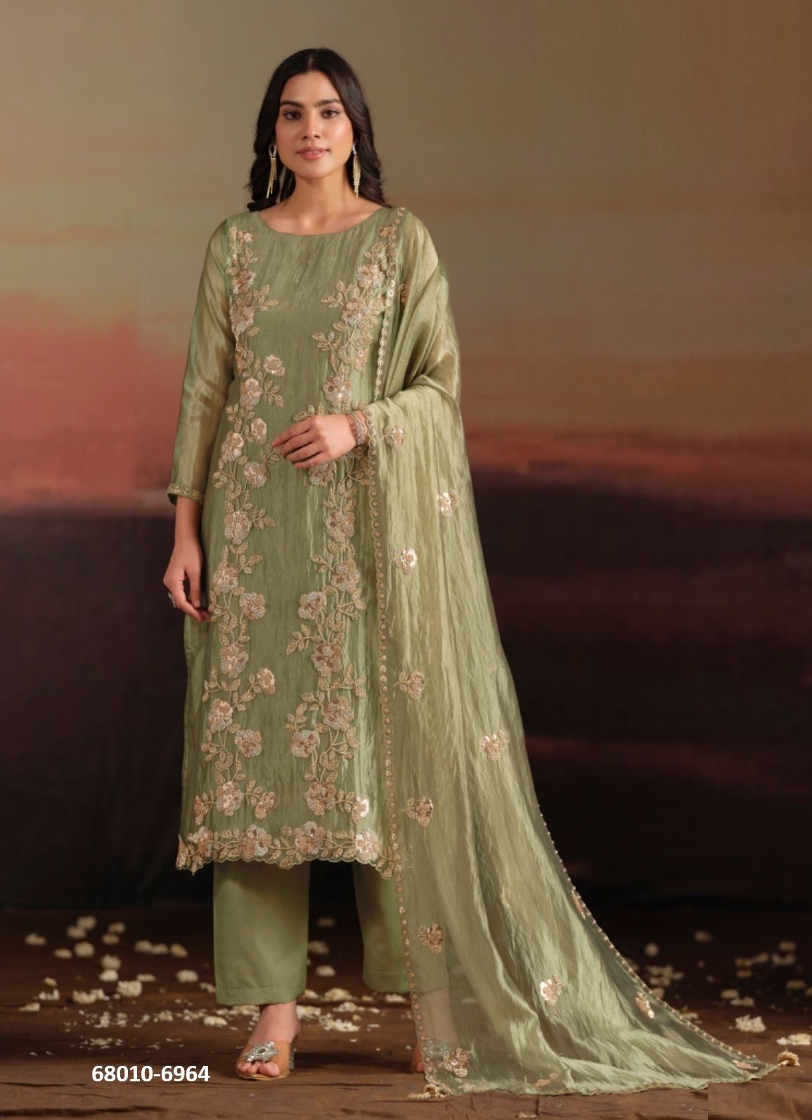 AISHWARYA - Catalog # 68010 (Set of 6 Readymade Salwar Suits) AISHWARYA - Catalog # 68010 (Set of 6 Readymade Salwar Suits)