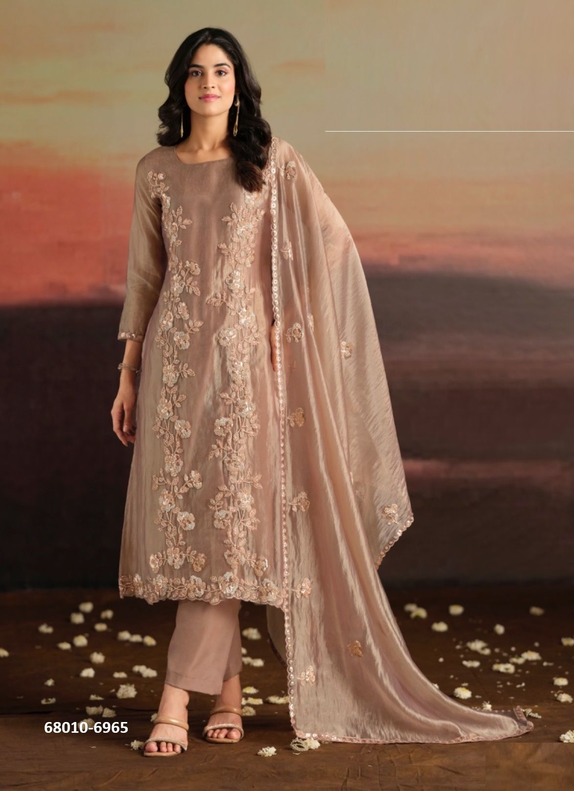 AISHWARYA - Catalog # 68010 (Set of 6 Readymade Salwar Suits) AISHWARYA - Catalog # 68010 (Set of 6 Readymade Salwar Suits)