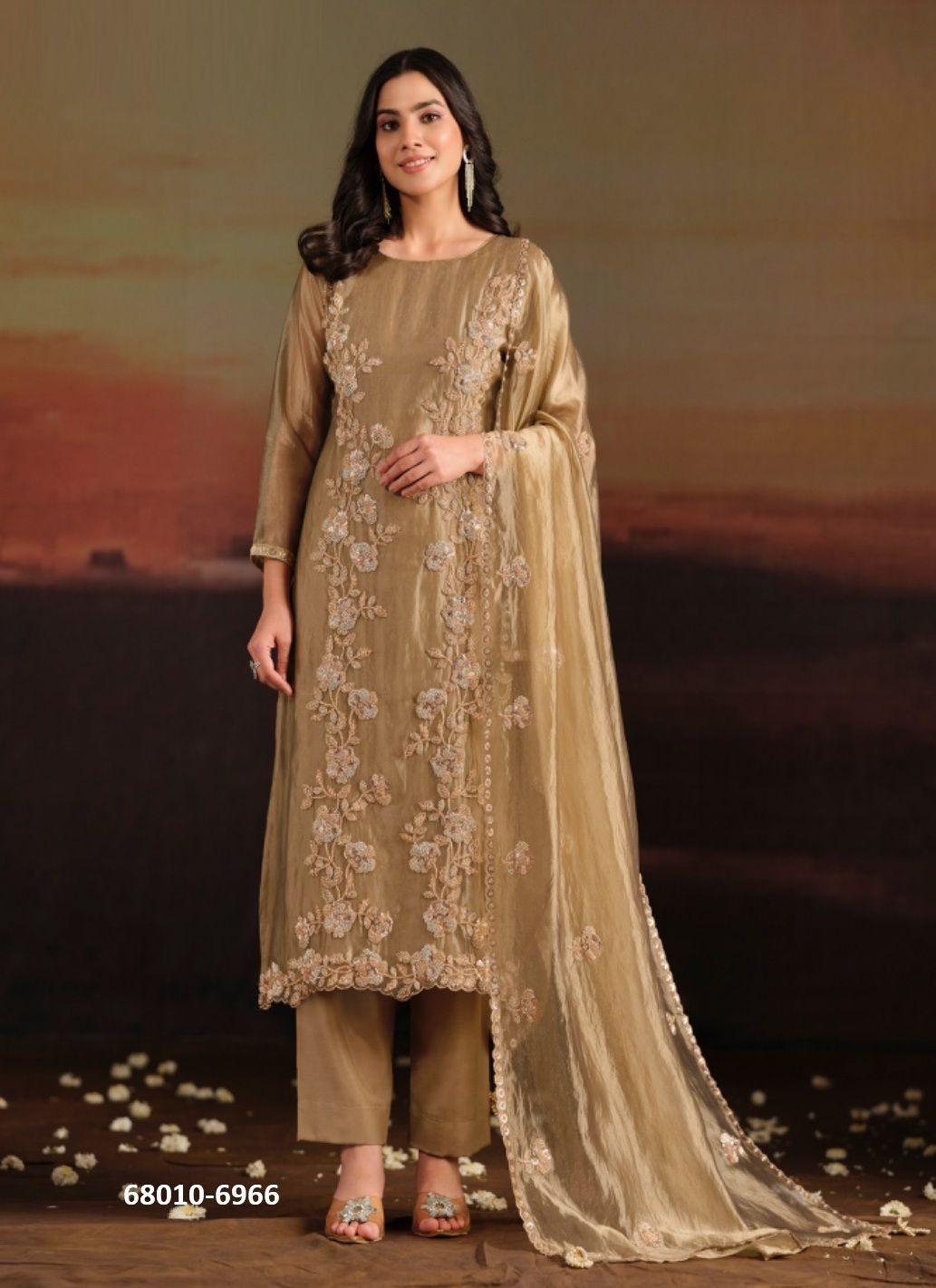 AISHWARYA - Catalog # 68010 (Set of 6 Readymade Salwar Suits) AISHWARYA - Catalog # 68010 (Set of 6 Readymade Salwar Suits)