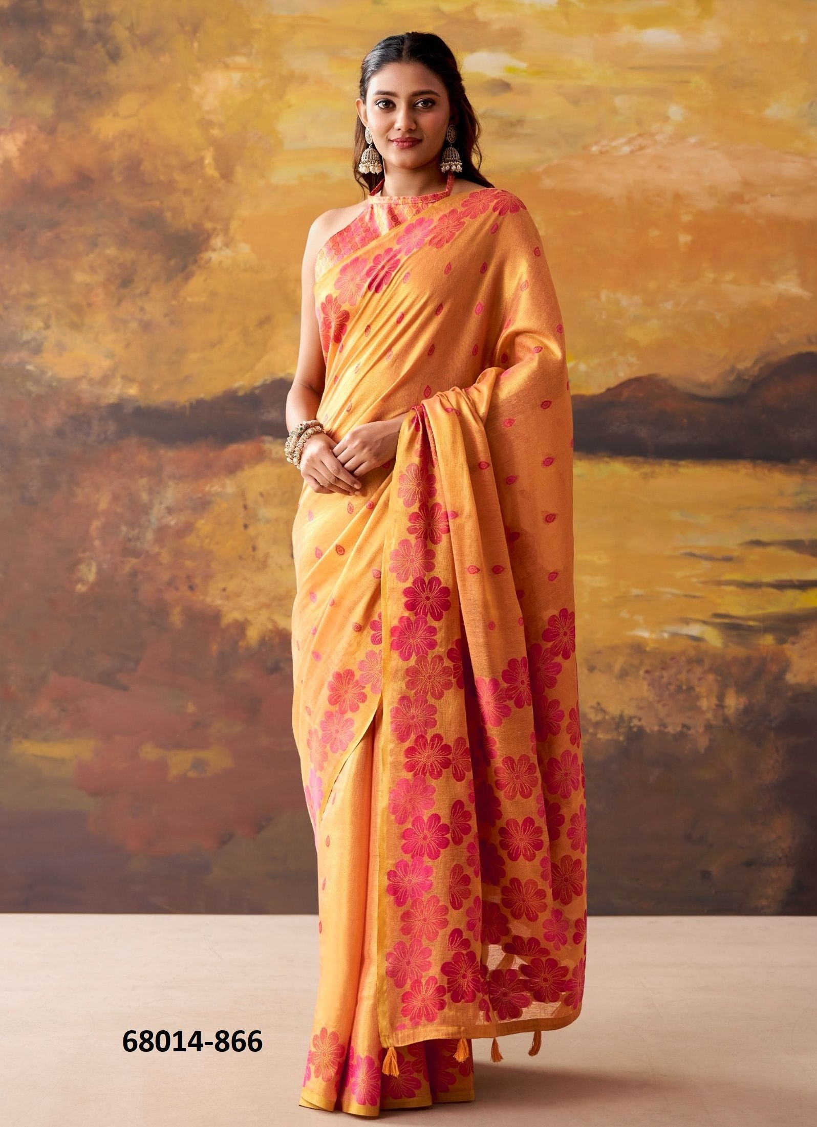 BLOOMING DALE - Catalog # 68014 (Set of 6 Sarees) BLOOMING DALE - Catalog # 68014 (Set of 6 Sarees)