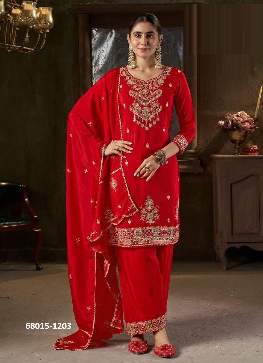 RAJLAKSHMI - Catalog # 68015 (Set of 2 Readymade Salwar Suits) RAJLAKSHMI - Catalog # 68015 (Set of 2 Readymade Salwar Suits)