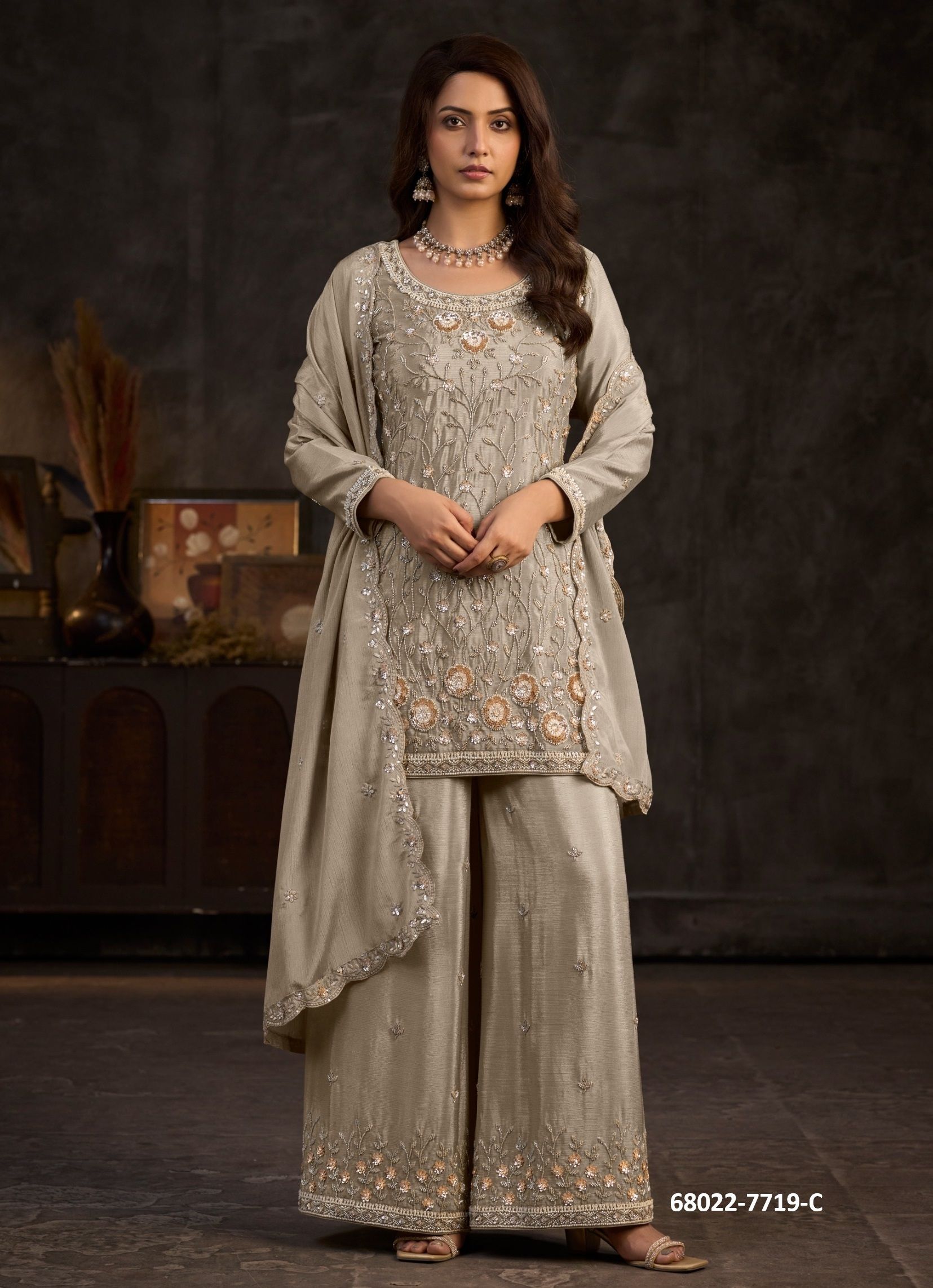 AAYKA - Catalog # 68022 (Set of 3 Readymade Salwar Suits) AAYKA - Catalog # 68022 (Set of 3 Readymade Salwar Suits)