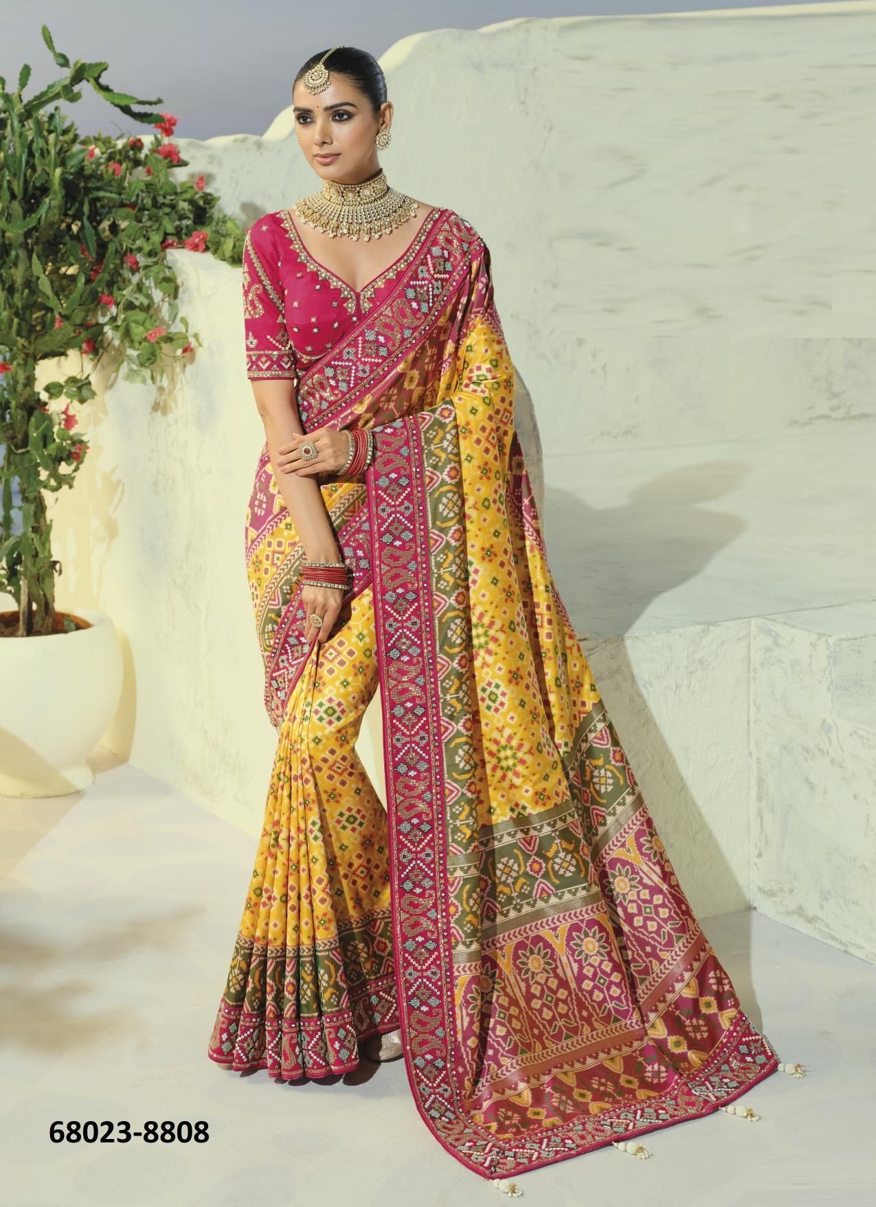 PATOLA HERITAGE - Catalog # 68023 (Set of 12 Sarees) PATOLA HERITAGE - Catalog # 68023 (Set of 12 Sarees)