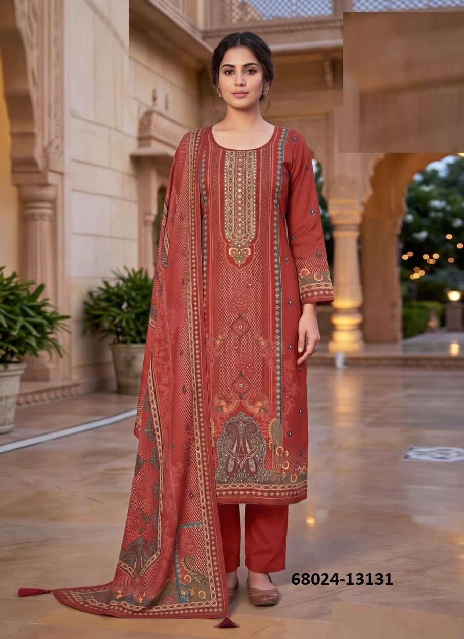 RUBIKA - Catalog # 68024 (Set of 4 Semi-Stitched / Un-Stitched Suits) RUBIKA - Catalog # 68024 (Set of 4 Semi-Stitched / Un-Stitched Suits)
