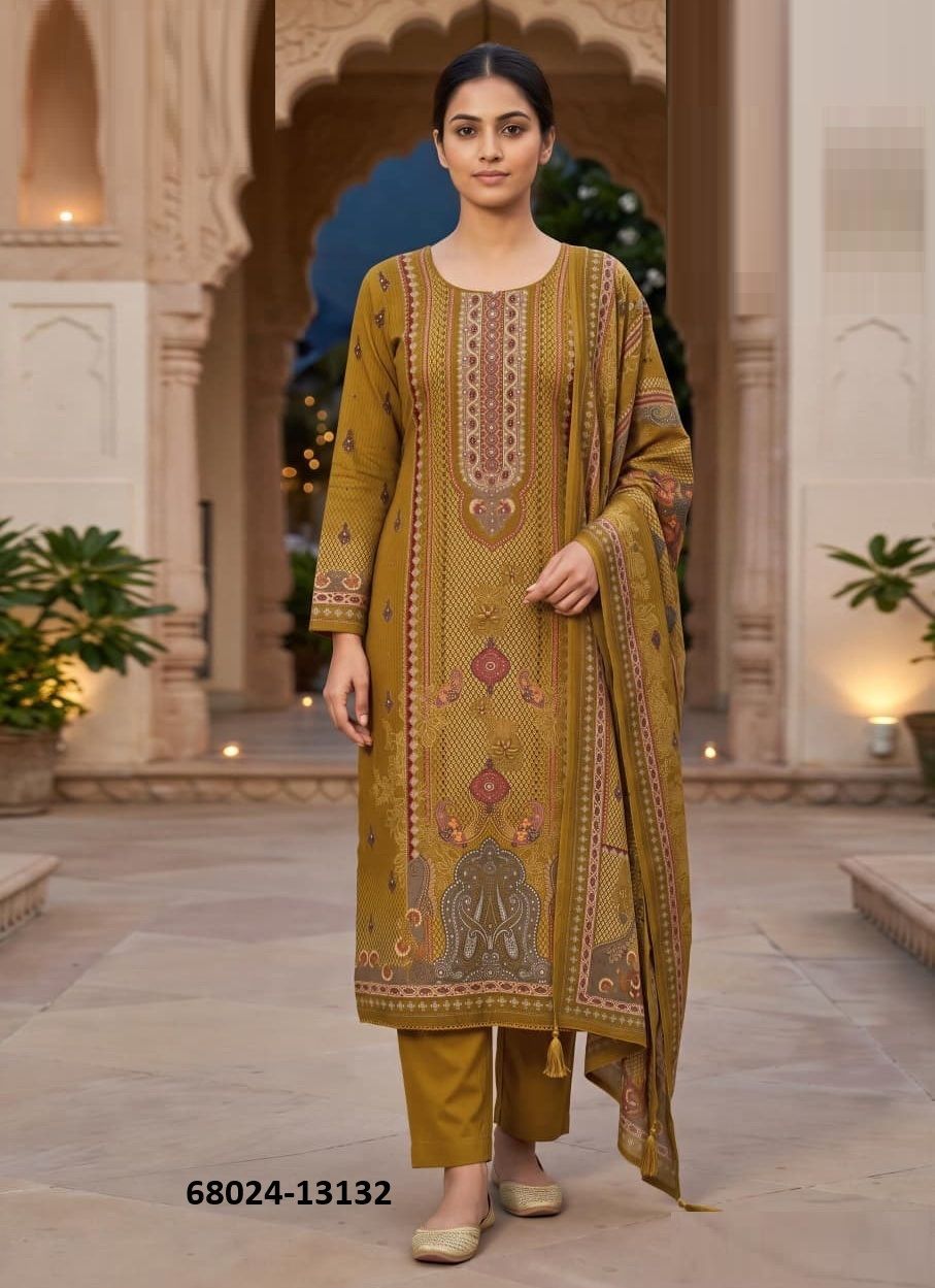 RUBIKA - Catalog # 68024 (Set of 4 Semi-Stitched / Un-Stitched Suits) RUBIKA - Catalog # 68024 (Set of 4 Semi-Stitched / Un-Stitched Suits)