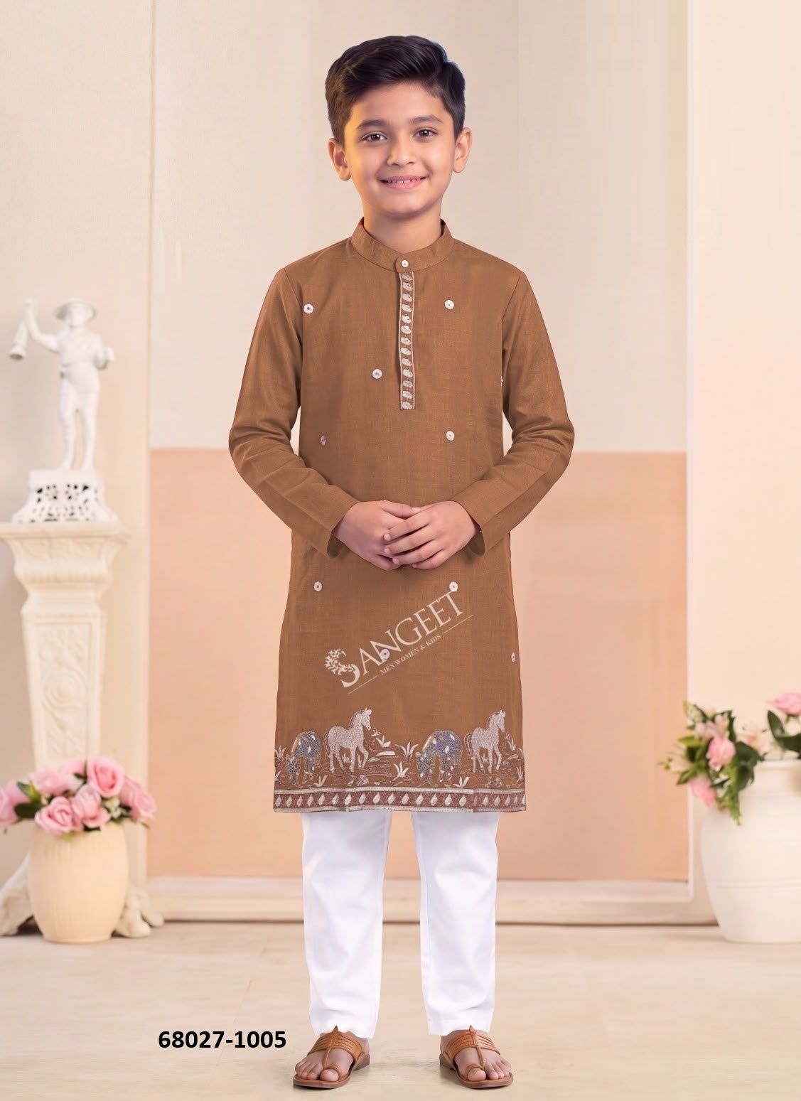 BOYS KURTA - Catalog # 68027 (Set of 6 Men's Ethnic Wear) BOYS KURTA - Catalog # 68027 (Set of 6 Men's Ethnic Wear)