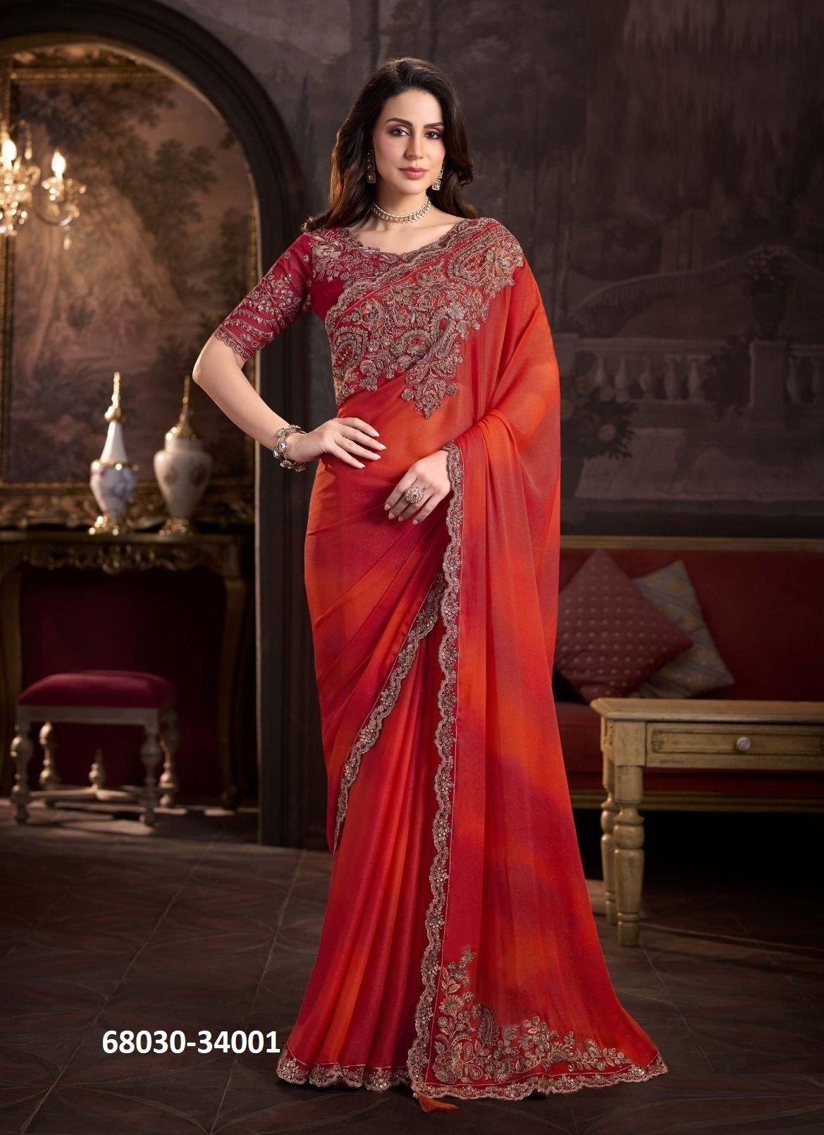 WASHINGTON - Catalog # 68030 (Set of 18 Sarees) WASHINGTON - Catalog # 68030 (Set of 18 Sarees)