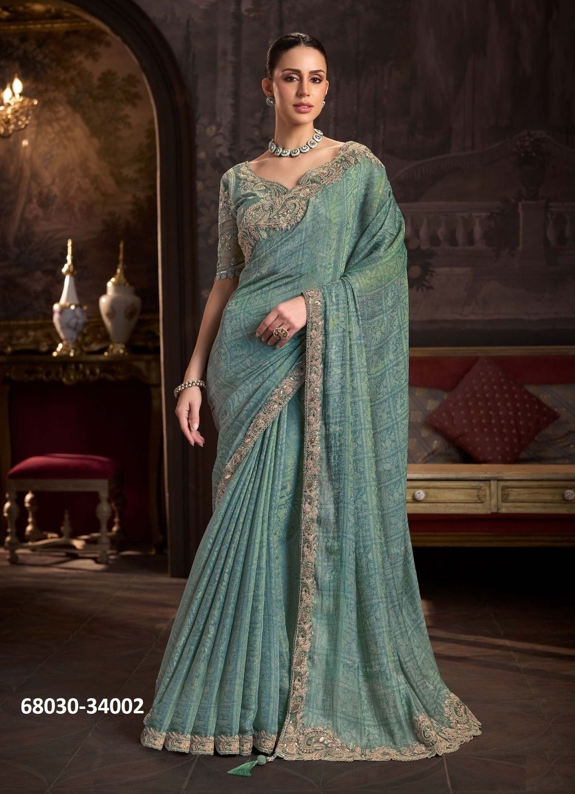 WASHINGTON - Catalog # 68030 (Set of 18 Sarees) WASHINGTON - Catalog # 68030 (Set of 18 Sarees)