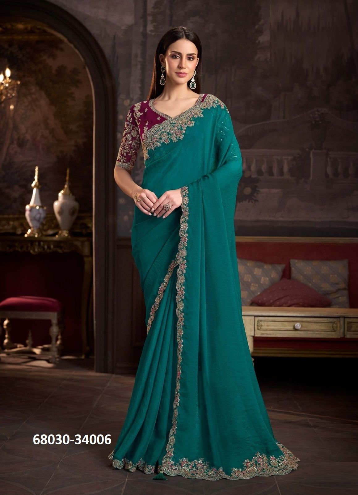 WASHINGTON - Catalog # 68030 (Set of 18 Sarees) WASHINGTON - Catalog # 68030 (Set of 18 Sarees)