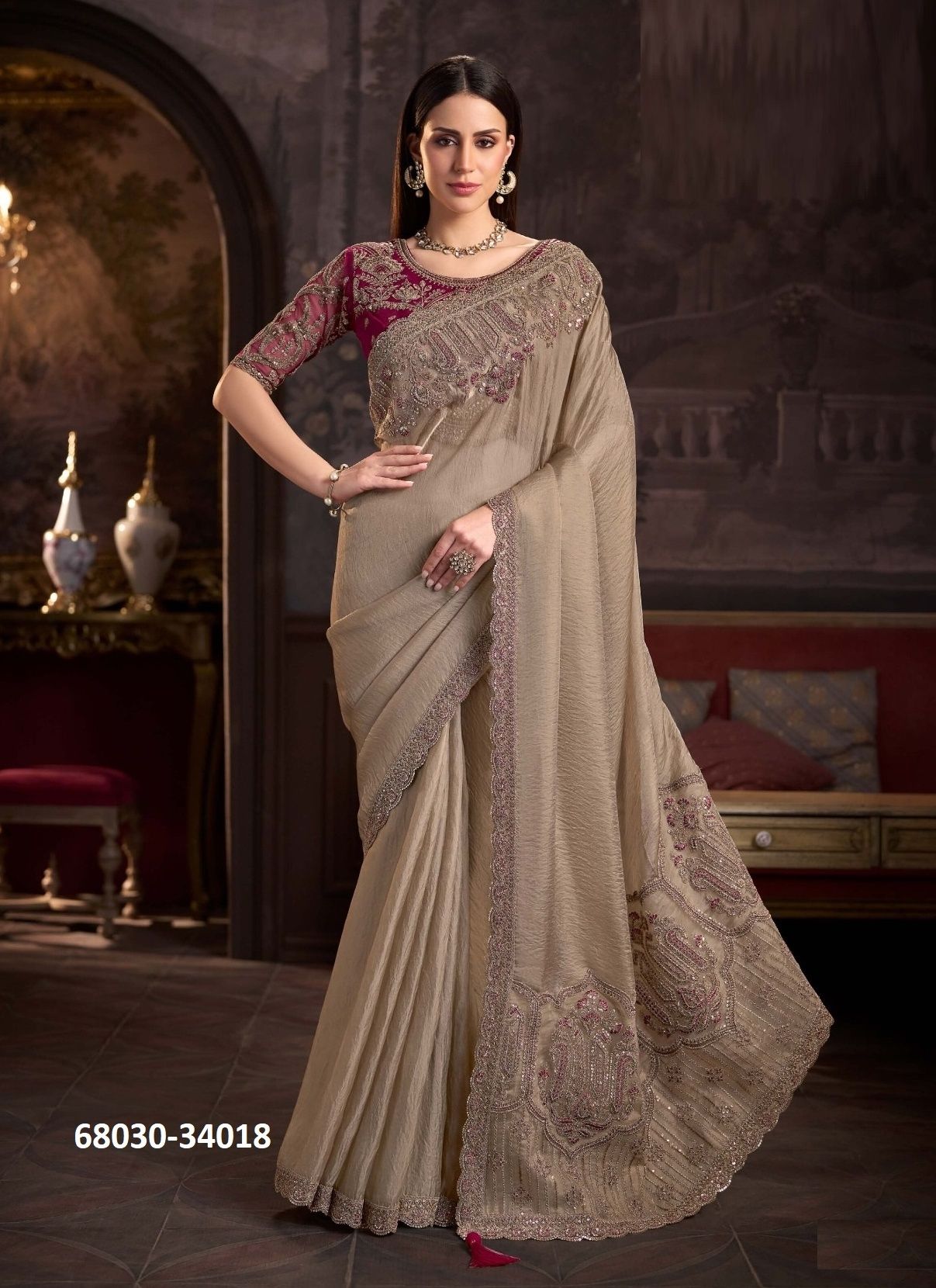 WASHINGTON - Catalog # 68030 (Set of 18 Sarees) WASHINGTON - Catalog # 68030 (Set of 18 Sarees)