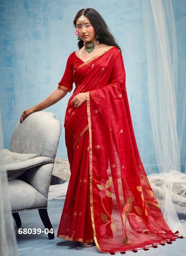INDUS - Catalog # 68039 (Set of 4 Sarees) INDUS - Catalog # 68039 (Set of 4 Sarees)