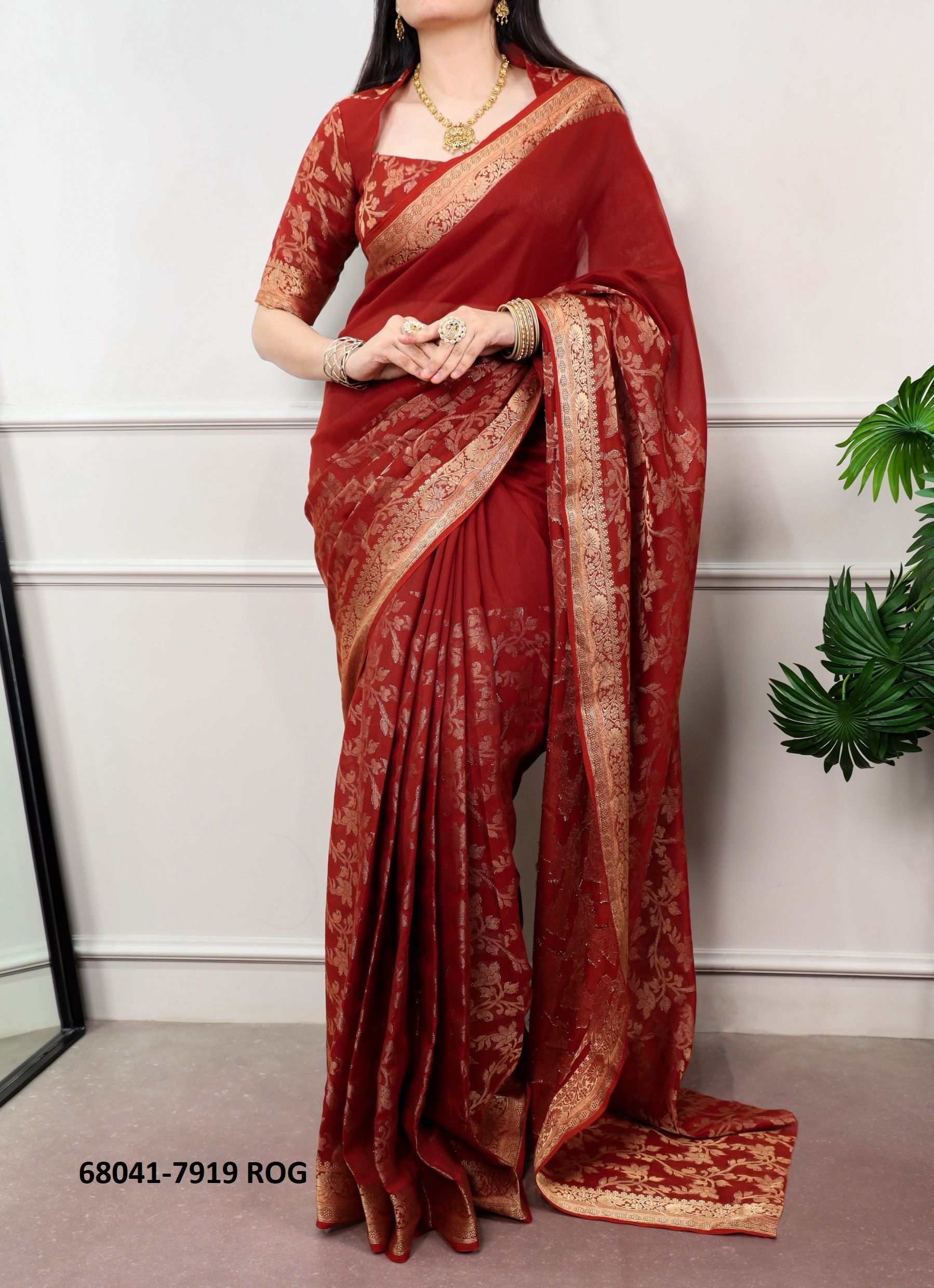 POLY COTTON - Catalog # 68041 (Set of 4 Sarees) POLY COTTON - Catalog # 68041 (Set of 4 Sarees)