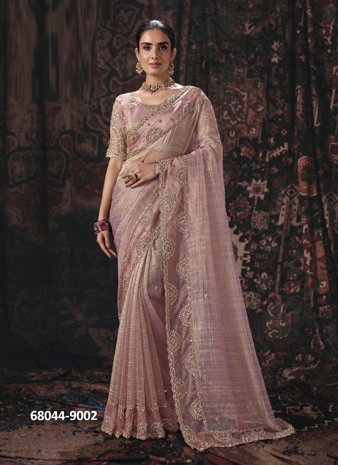 KUMBHALGARH - Catalog # 68044 (Set of 10 Sarees) KUMBHALGARH - Catalog # 68044 (Set of 10 Sarees)