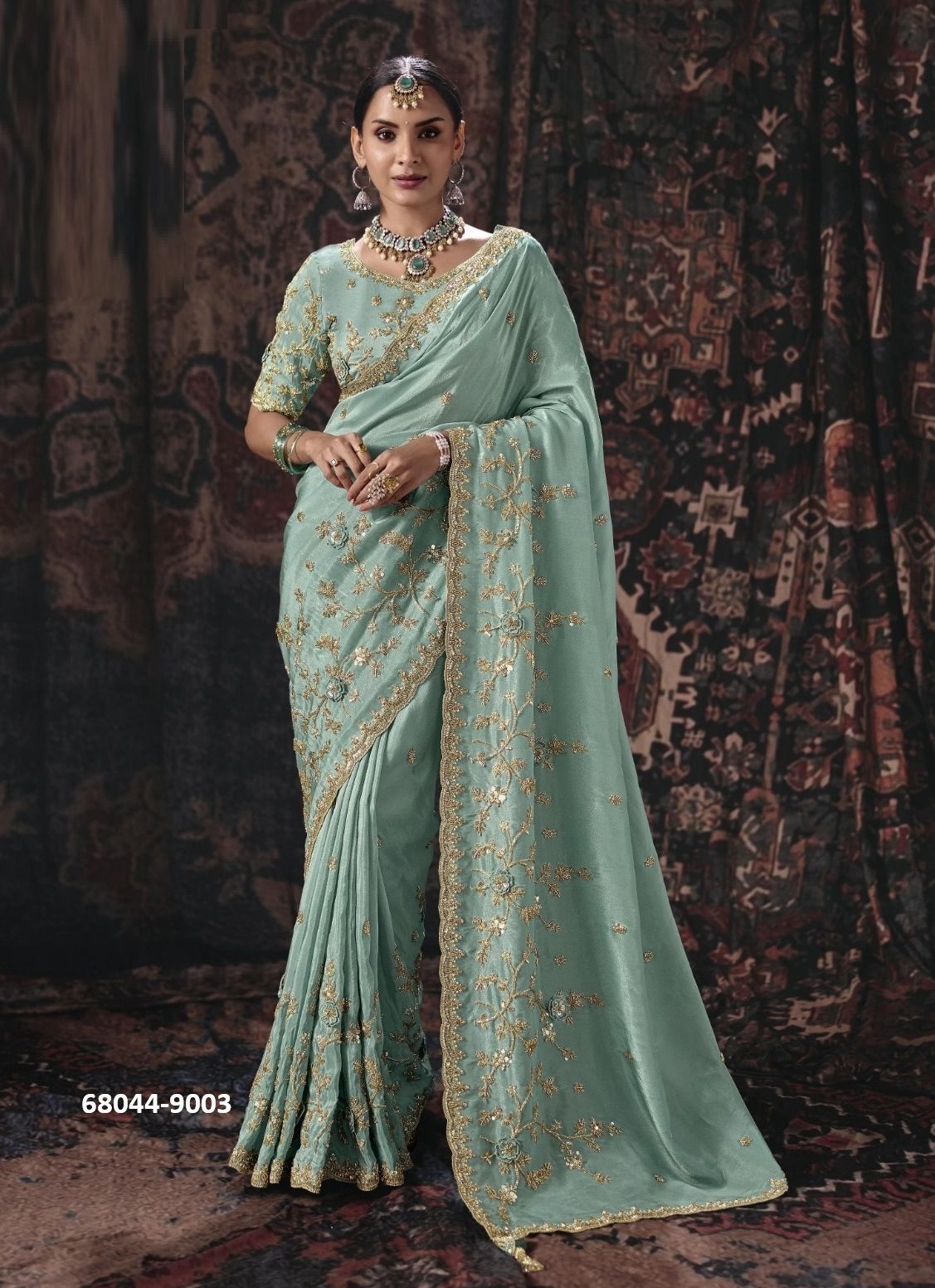 KUMBHALGARH - Catalog # 68044 (Set of 10 Sarees) KUMBHALGARH - Catalog # 68044 (Set of 10 Sarees)