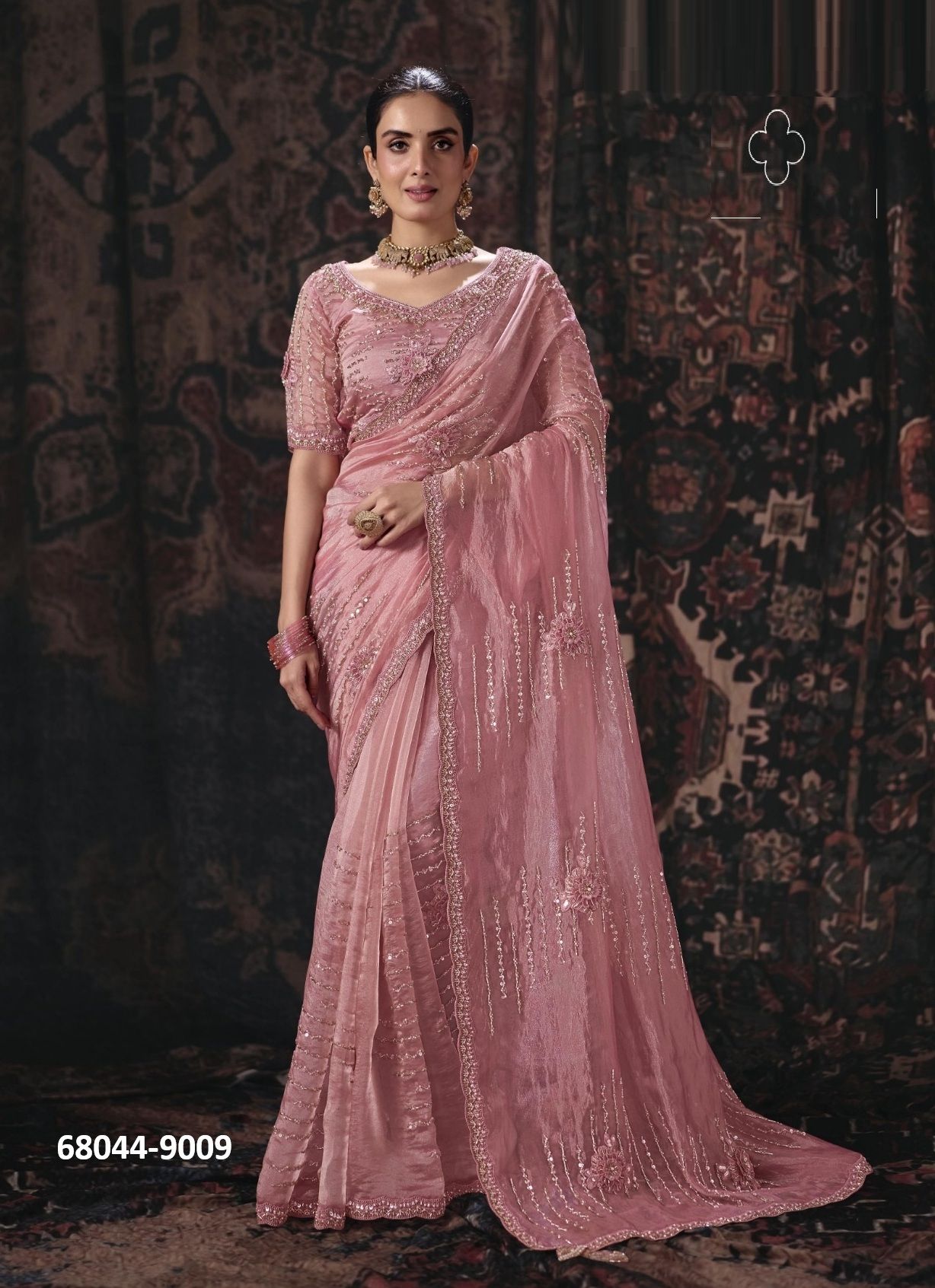 KUMBHALGARH - Catalog # 68044 (Set of 10 Sarees) KUMBHALGARH - Catalog # 68044 (Set of 10 Sarees)
