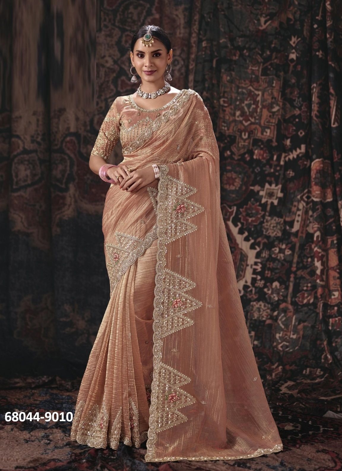 KUMBHALGARH - Catalog # 68044 (Set of 10 Sarees) KUMBHALGARH - Catalog # 68044 (Set of 10 Sarees)