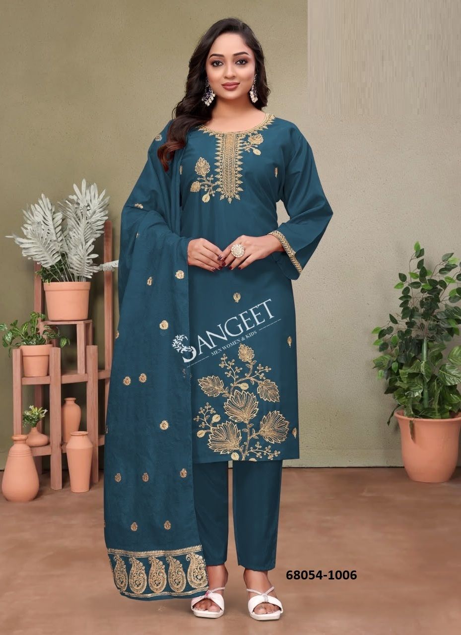 DARSHINI 2 - Catalog # 68054 (Set of 6 Readymade Salwar Suits) DARSHINI 2 - Catalog # 68054 (Set of 6 Readymade Salwar Suits)