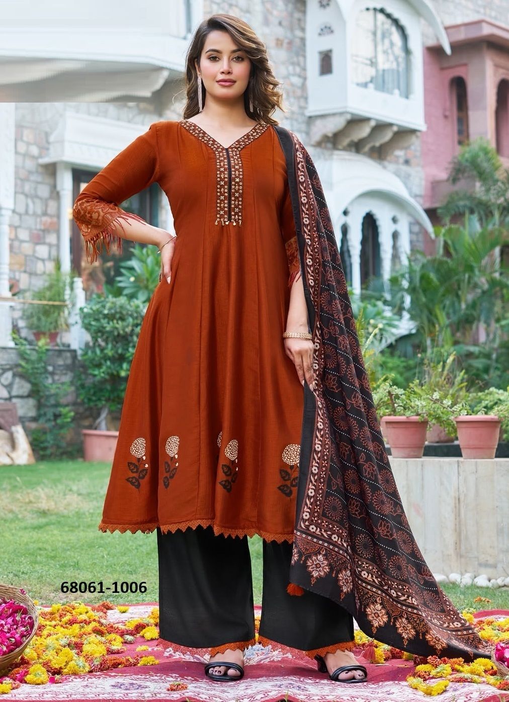 BARSAAT - Catalog # 68061 (Set of 4 Readymade Salwar Suits) BARSAAT - Catalog # 68061 (Set of 4 Readymade Salwar Suits)