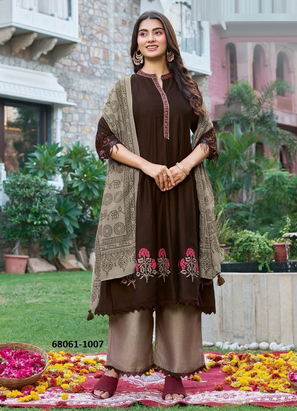 BARSAAT - Catalog # 68061 (Set of 4 Readymade Salwar Suits) BARSAAT - Catalog # 68061 (Set of 4 Readymade Salwar Suits)