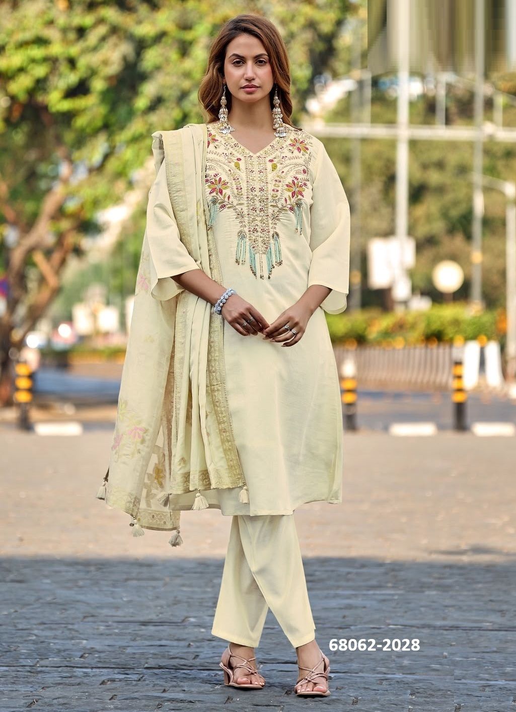 NAZAR - Catalog # 68062 (Set of 4 Readymade Salwar Suits) NAZAR - Catalog # 68062 (Set of 4 Readymade Salwar Suits)