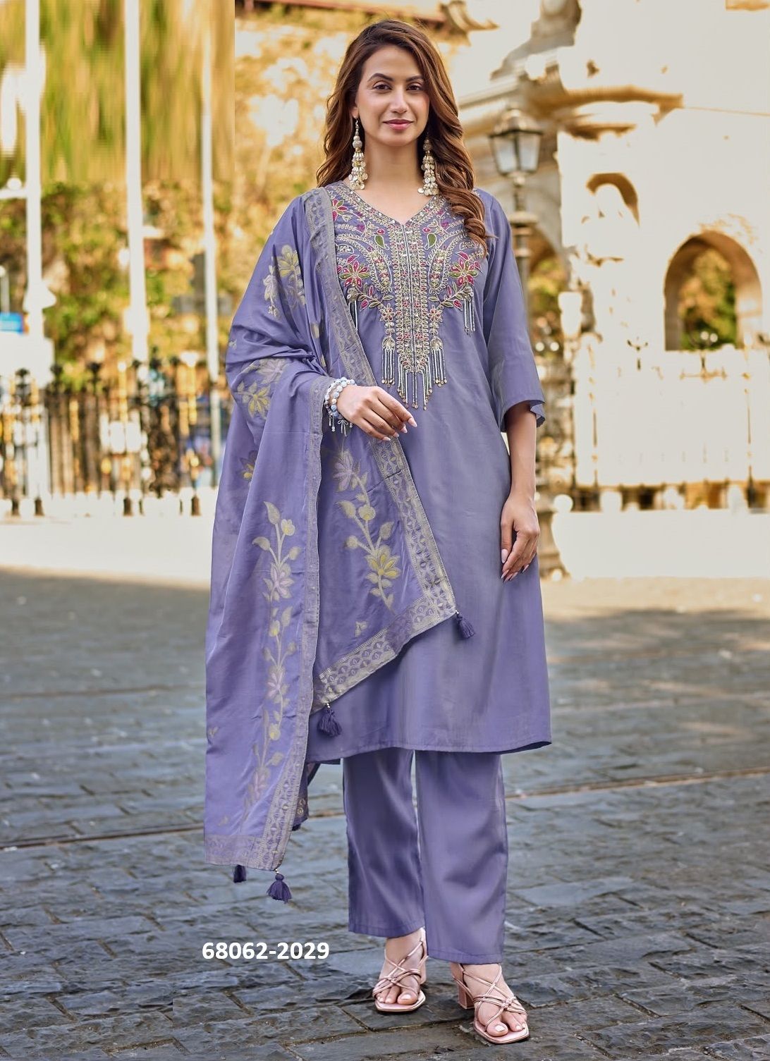 NAZAR - Catalog # 68062 (Set of 4 Readymade Salwar Suits) NAZAR - Catalog # 68062 (Set of 4 Readymade Salwar Suits)