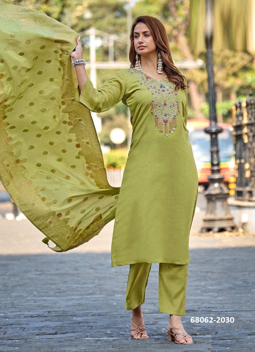 NAZAR - Catalog # 68062 (Set of 4 Readymade Salwar Suits) NAZAR - Catalog # 68062 (Set of 4 Readymade Salwar Suits)