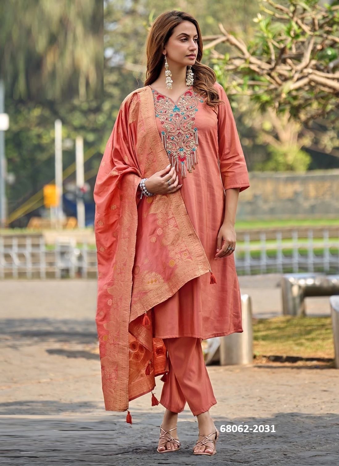 NAZAR - Catalog # 68062 (Set of 4 Readymade Salwar Suits) NAZAR - Catalog # 68062 (Set of 4 Readymade Salwar Suits)