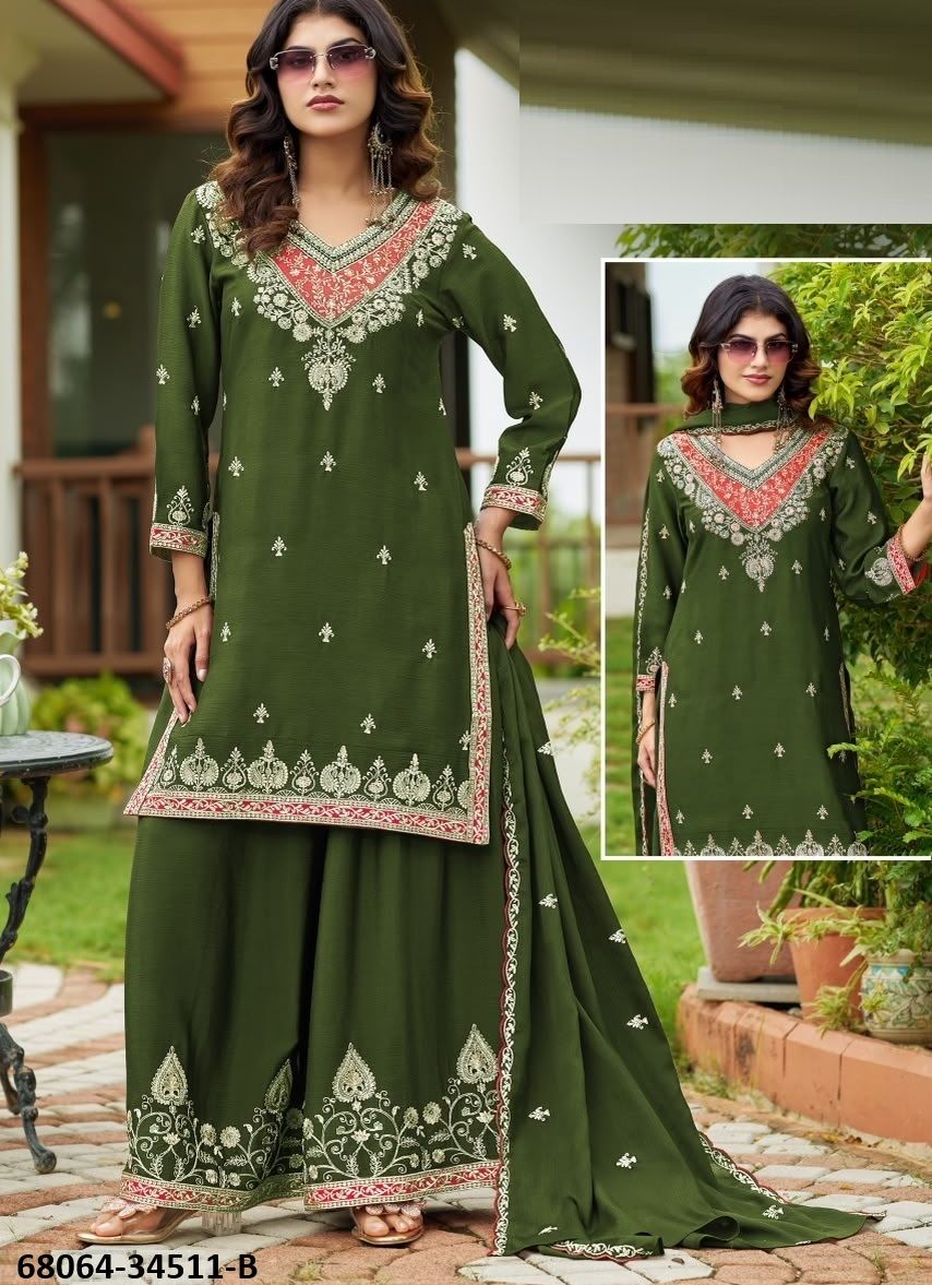 ARNIMA - Catalog # 68064 (Set of 4 Readymade Salwar Suits) ARNIMA - Catalog # 68064 (Set of 4 Readymade Salwar Suits)