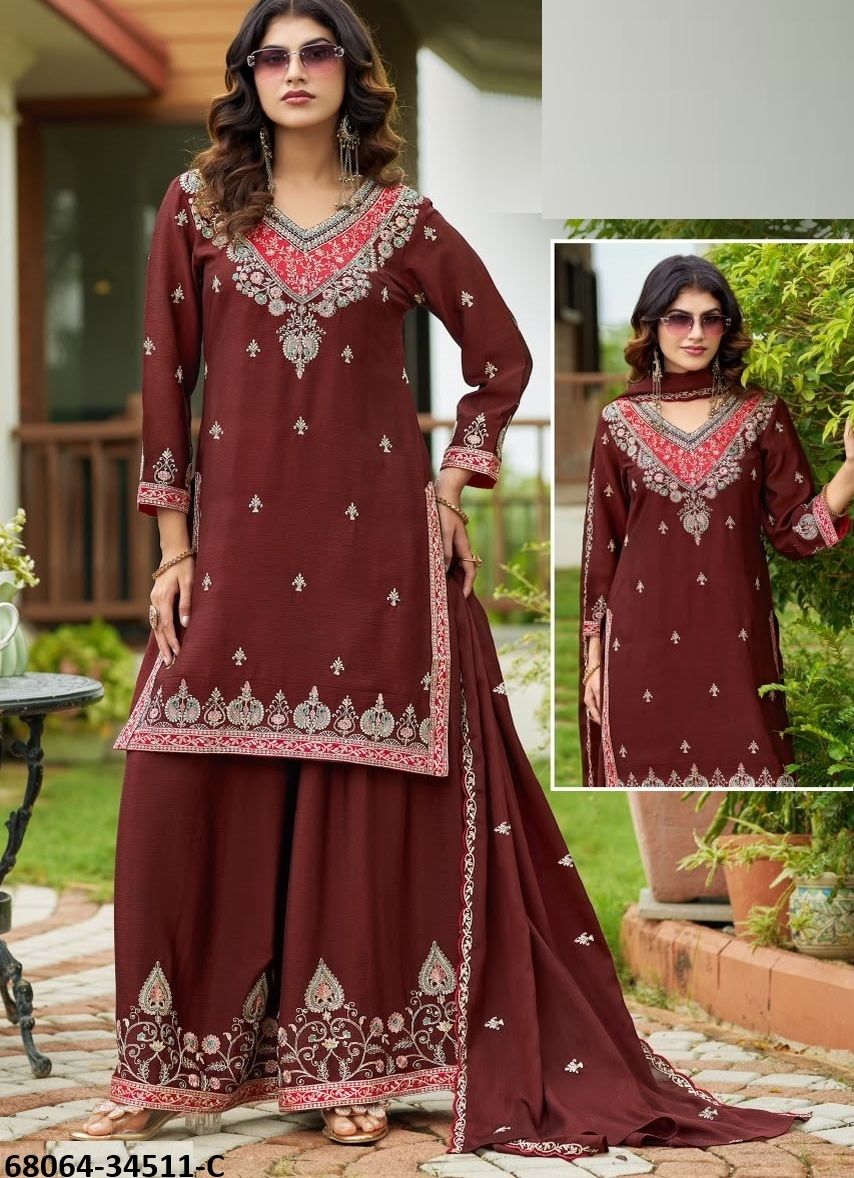 ARNIMA - Catalog # 68064 (Set of 4 Readymade Salwar Suits) ARNIMA - Catalog # 68064 (Set of 4 Readymade Salwar Suits)