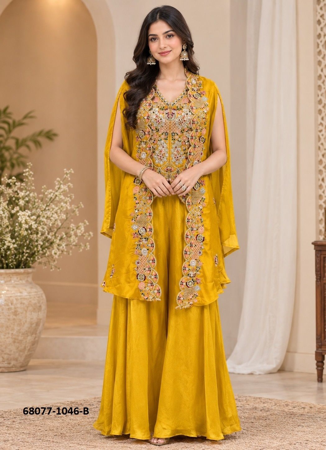 DELI BELLY - Catalog # 68077 (Set of 4 Indo-Western Outfits) DELI BELLY - Catalog # 68077 (Set of 4 Indo-Western Outfits)