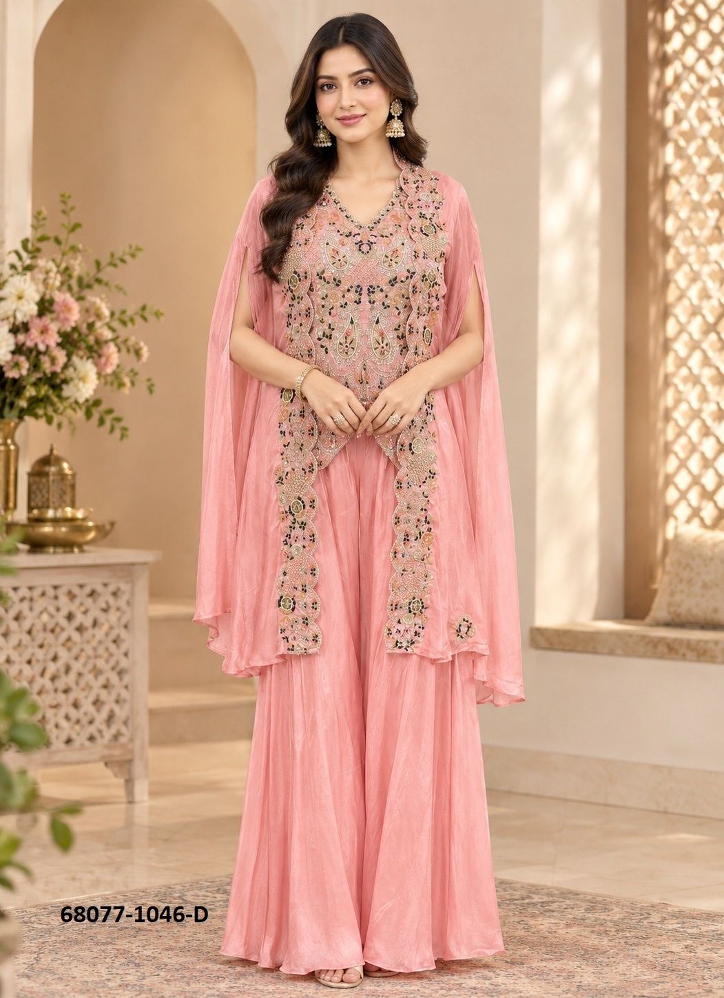 DELI BELLY - Catalog # 68077 (Set of 4 Indo-Western Outfits) DELI BELLY - Catalog # 68077 (Set of 4 Indo-Western Outfits)