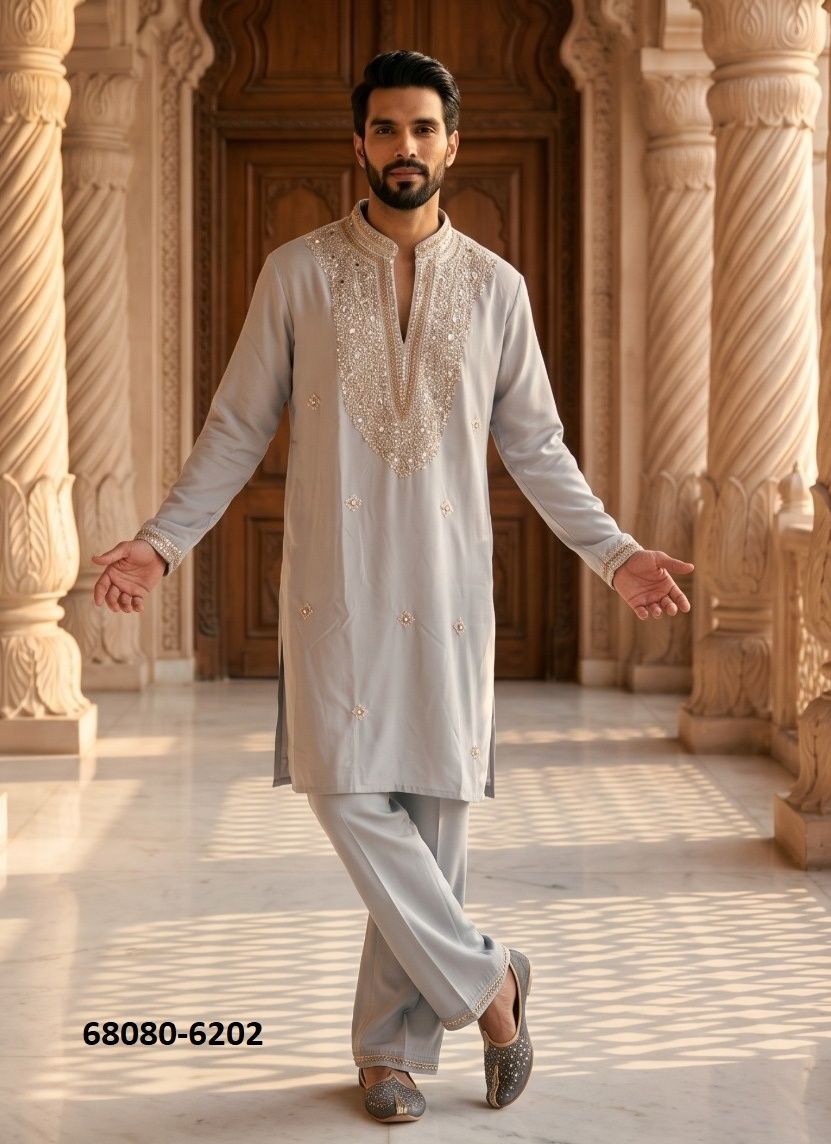 LACHAKAA - Catalog # 68080 (Set of 4 Men's Ethnic Wear) LACHAKAA - Catalog # 68080 (Set of 4 Men's Ethnic Wear)