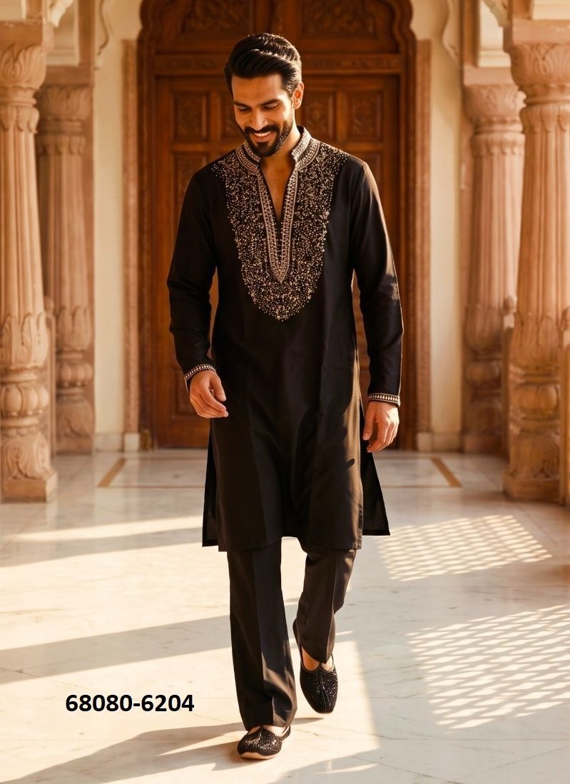 LACHAKAA - Catalog # 68080 (Set of 4 Men's Ethnic Wear) LACHAKAA - Catalog # 68080 (Set of 4 Men's Ethnic Wear)