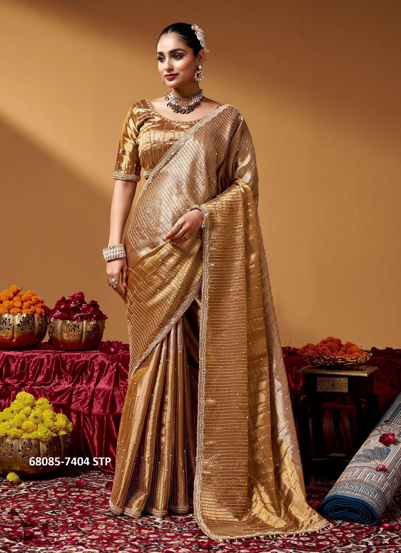 PURE KANJIVARAM - SOUTH INDIAN - Catalog # 68085 (Set of 4 Sarees) PURE KANJIVARAM - SOUTH INDIAN - Catalog # 68085 (Set of 4 Sarees)