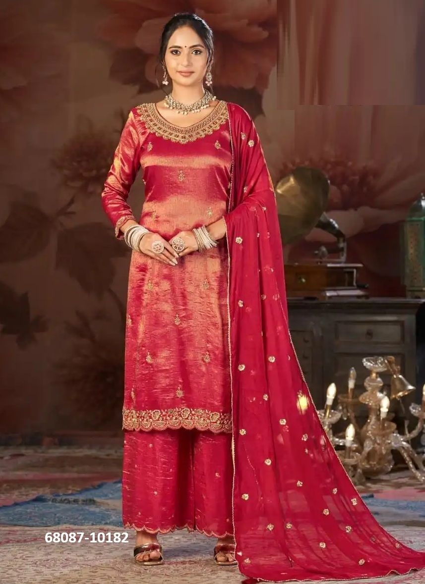 SPARKLE - Catalog # 68087 (Set of 4 Readymade Salwar Suits) SPARKLE - Catalog # 68087 (Set of 4 Readymade Salwar Suits)