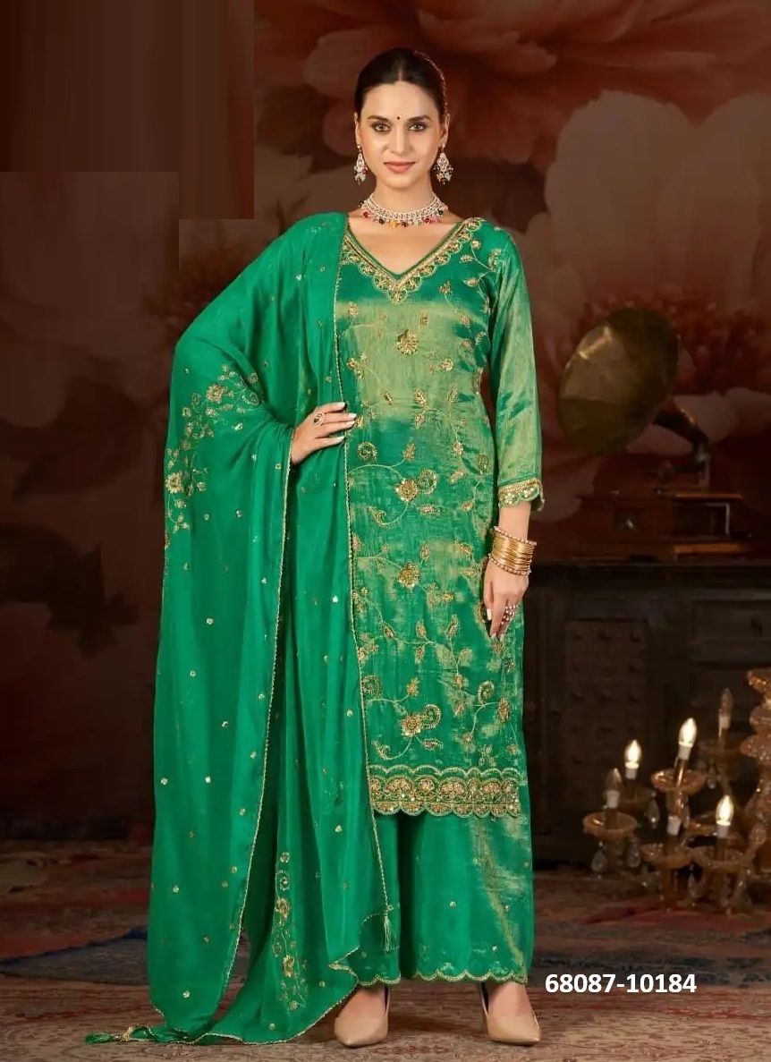 SPARKLE - Catalog # 68087 (Set of 4 Readymade Salwar Suits) SPARKLE - Catalog # 68087 (Set of 4 Readymade Salwar Suits)