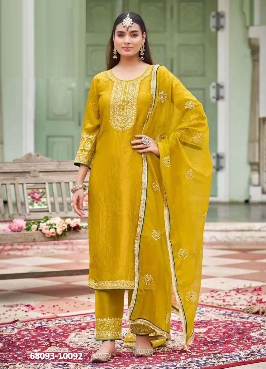 KELWYN - Catalog # 68093 (Set of 4 Readymade Salwar Suits) KELWYN - Catalog # 68093 (Set of 4 Readymade Salwar Suits)