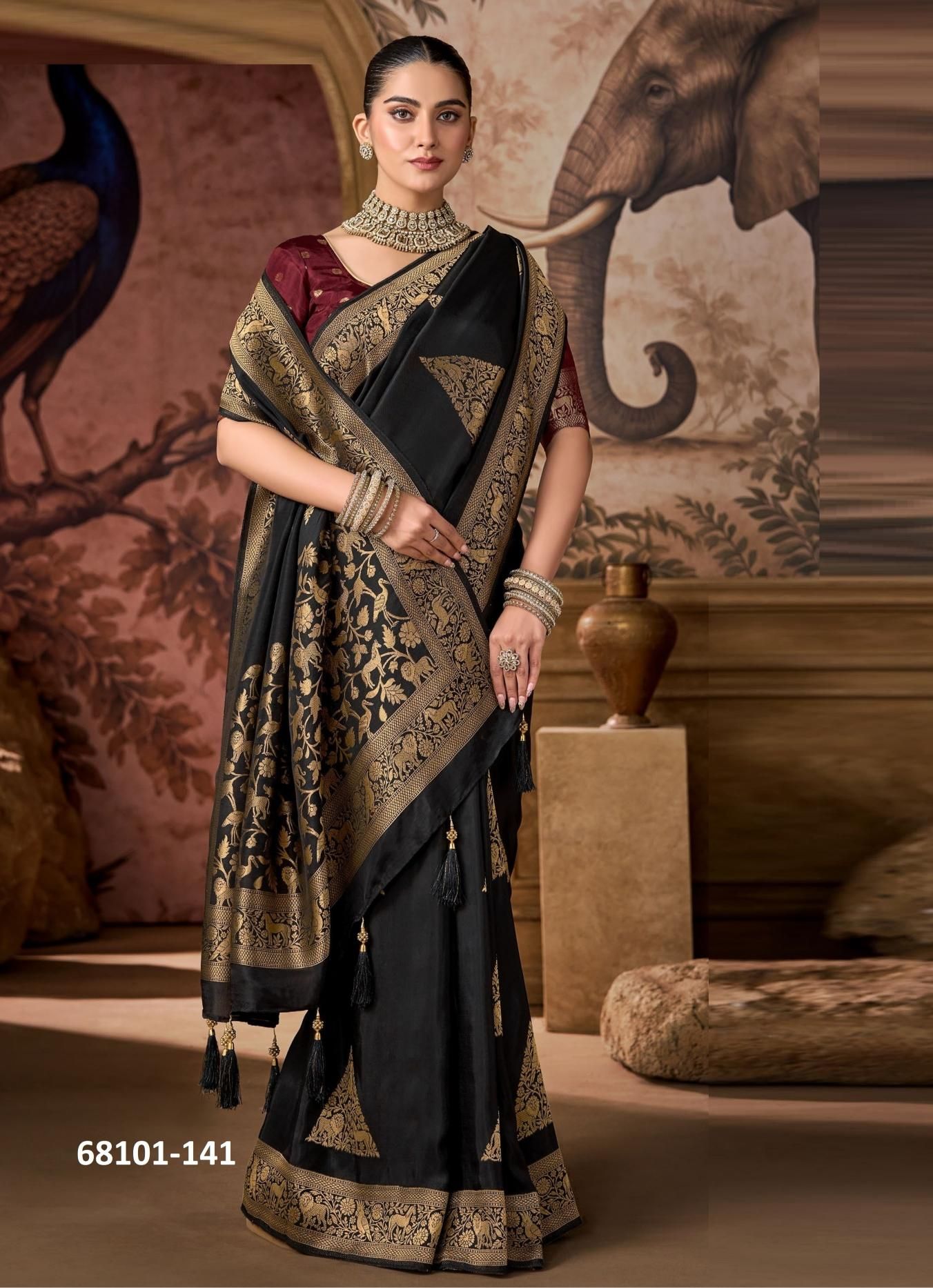MAVERICKS - Catalog # 68101 (Set of 9 Sarees) MAVERICKS - Catalog # 68101 (Set of 9 Sarees)