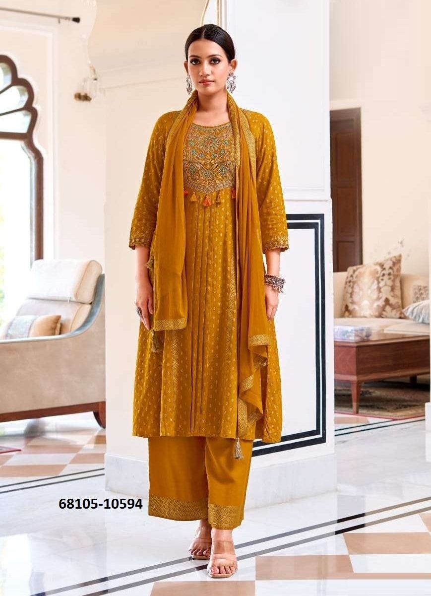 ANAVRITA - Catalog # 68105 (Set of 4 Readymade Salwar Suits)