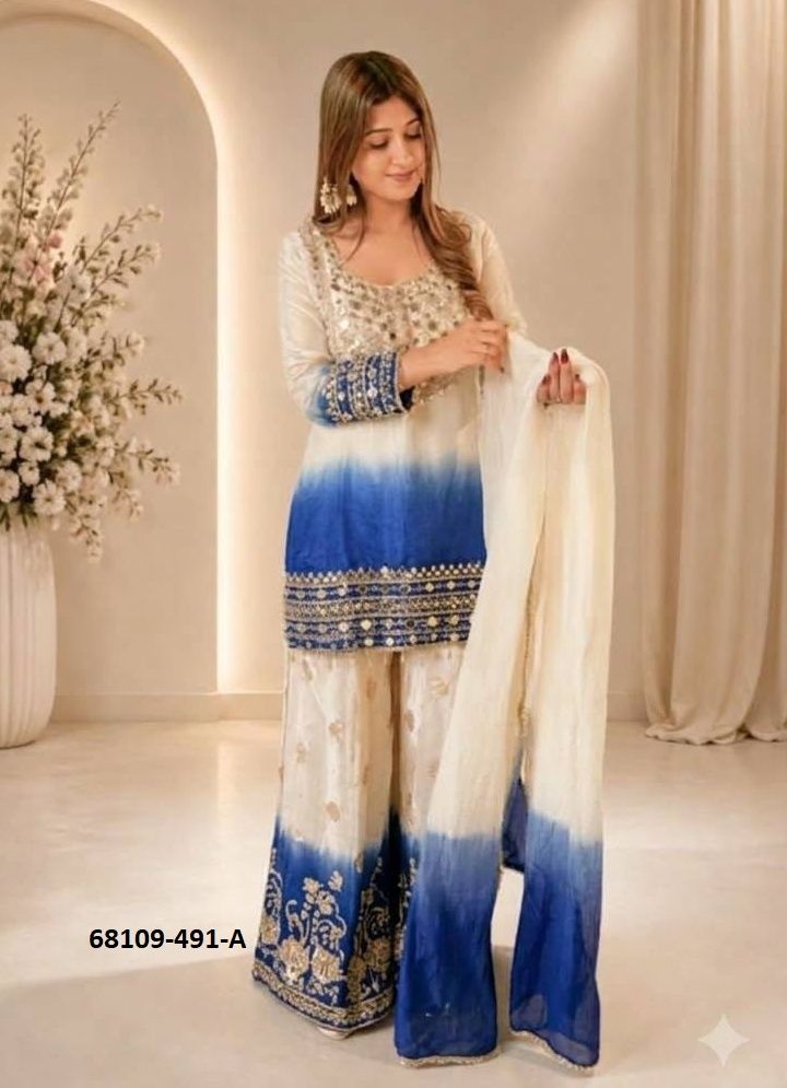 MIRROR & SHADES - Catalog # 68109 (Set of 3 Readymade Salwar Suits) MIRROR & SHADES - Catalog # 68109 (Set of 3 Readymade Salwar Suits)