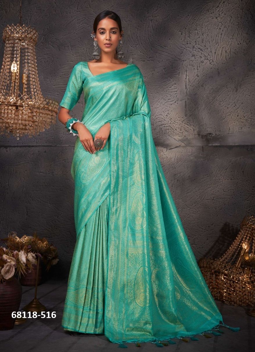 WELCOME BANARAS - Catalog # 68118 (Set of 6 Sarees) WELCOME BANARAS - Catalog # 68118 (Set of 6 Sarees)