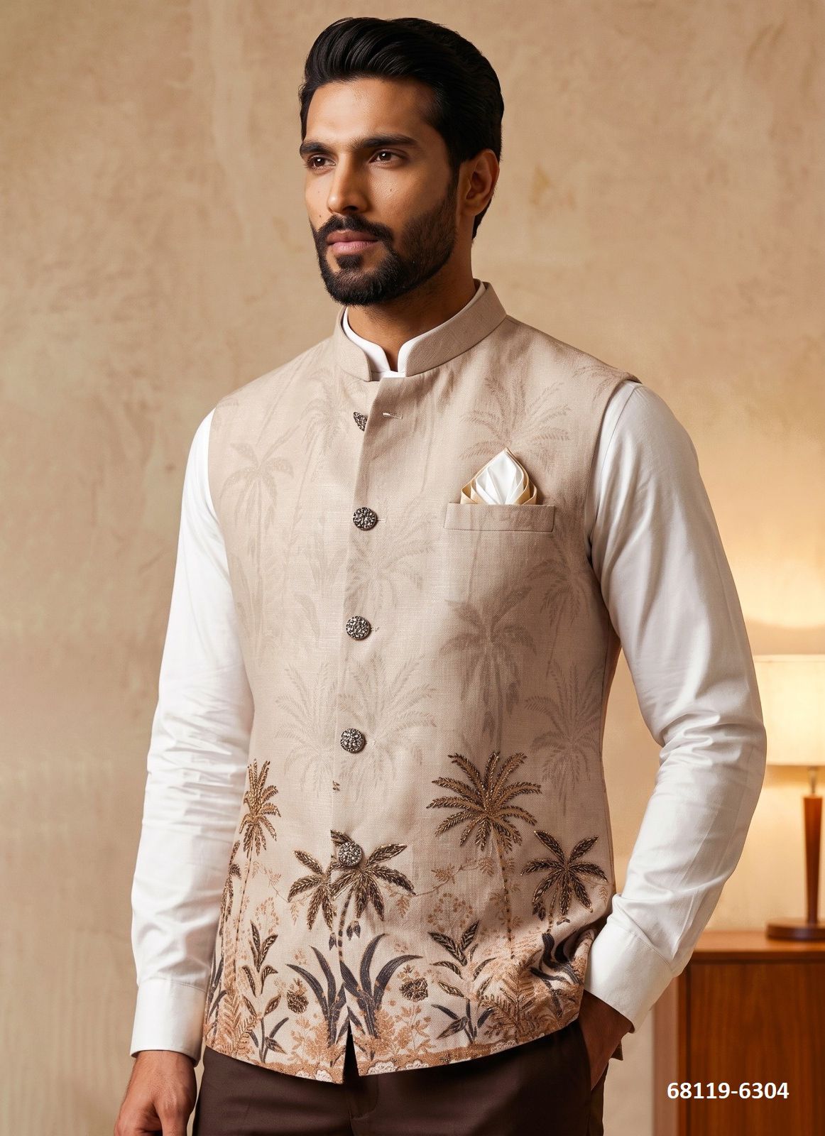 MODI JACKET - Catalog # 68119 (Set of 5 Men's Ethnic Wear) MODI JACKET - Catalog # 68119 (Set of 5 Men's Ethnic Wear)