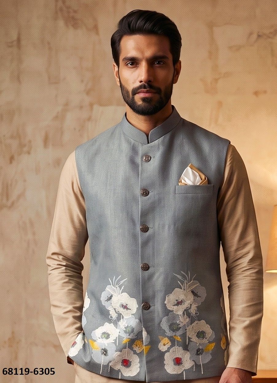 MODI JACKET - Catalog # 68119 (Set of 5 Men's Ethnic Wear) MODI JACKET - Catalog # 68119 (Set of 5 Men's Ethnic Wear)