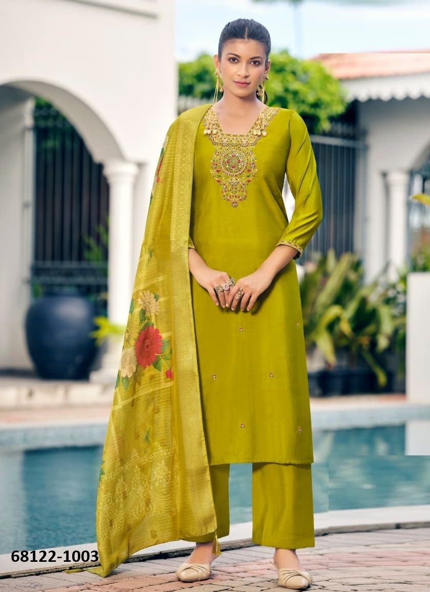 DIGITAL MASTI - Catalog # 68122 (Set of 6 Readymade Salwar Suits) DIGITAL MASTI - Catalog # 68122 (Set of 6 Readymade Salwar Suits)