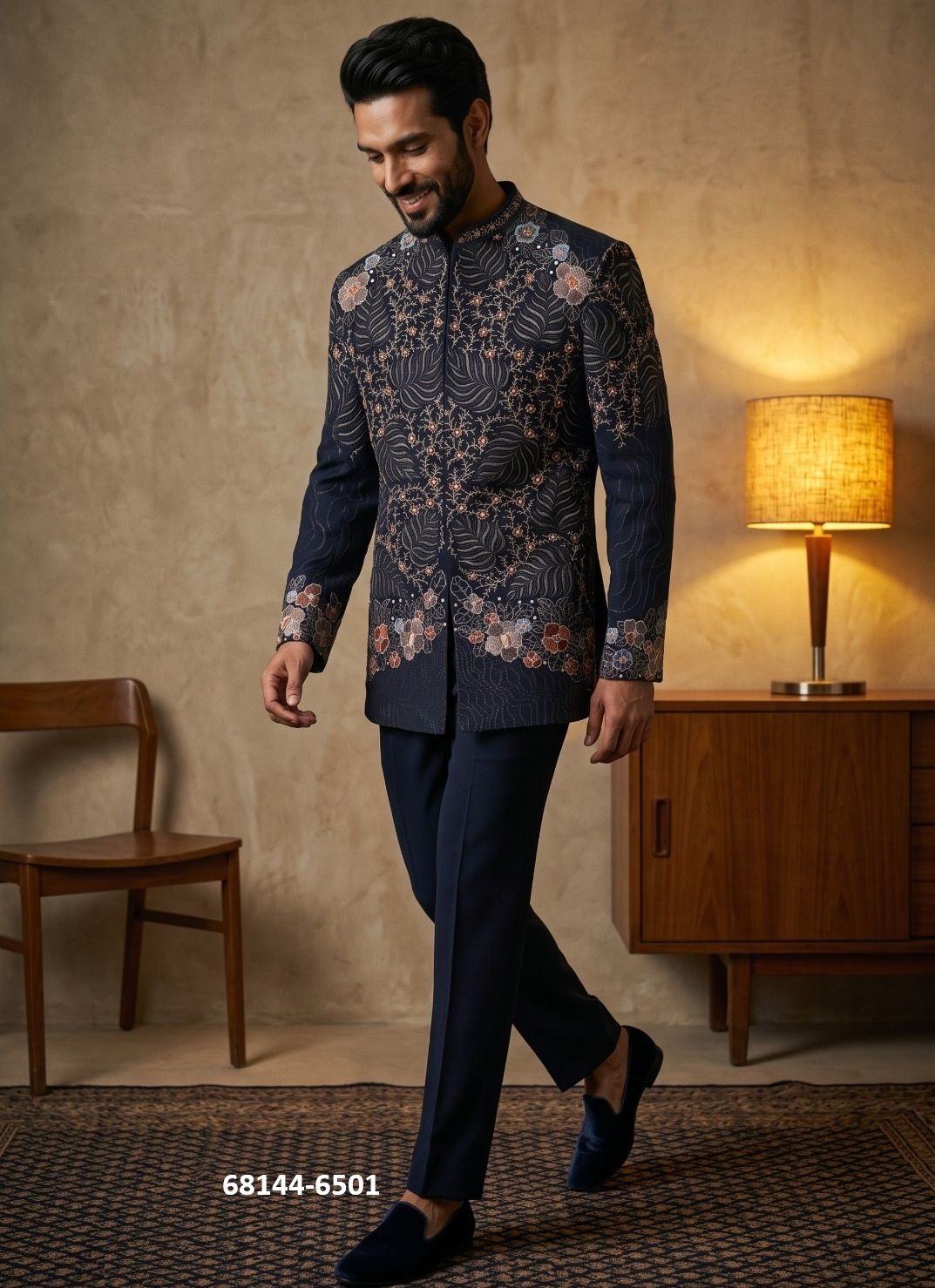 GROOM INDO WESTERN - Catalog # 68144 (Set of 5 Men's Ethnic Wear) GROOM INDO WESTERN - Catalog # 68144 (Set of 5 Men's Ethnic Wear)
