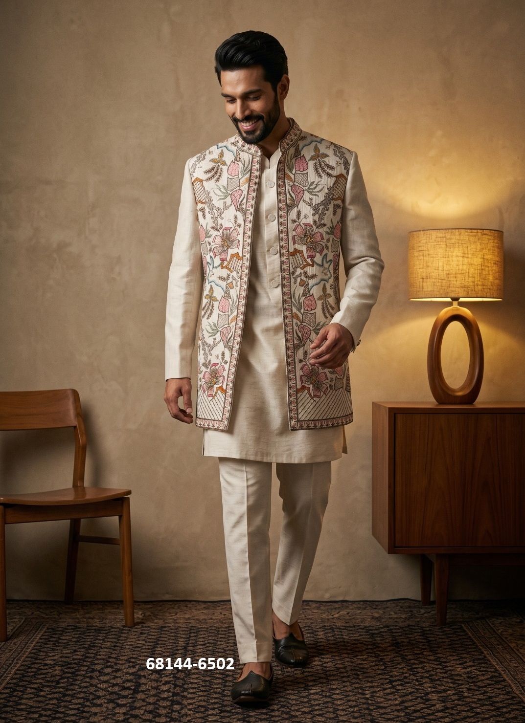 GROOM INDO WESTERN - Catalog # 68144 (Set of 5 Men's Ethnic Wear) GROOM INDO WESTERN - Catalog # 68144 (Set of 5 Men's Ethnic Wear)