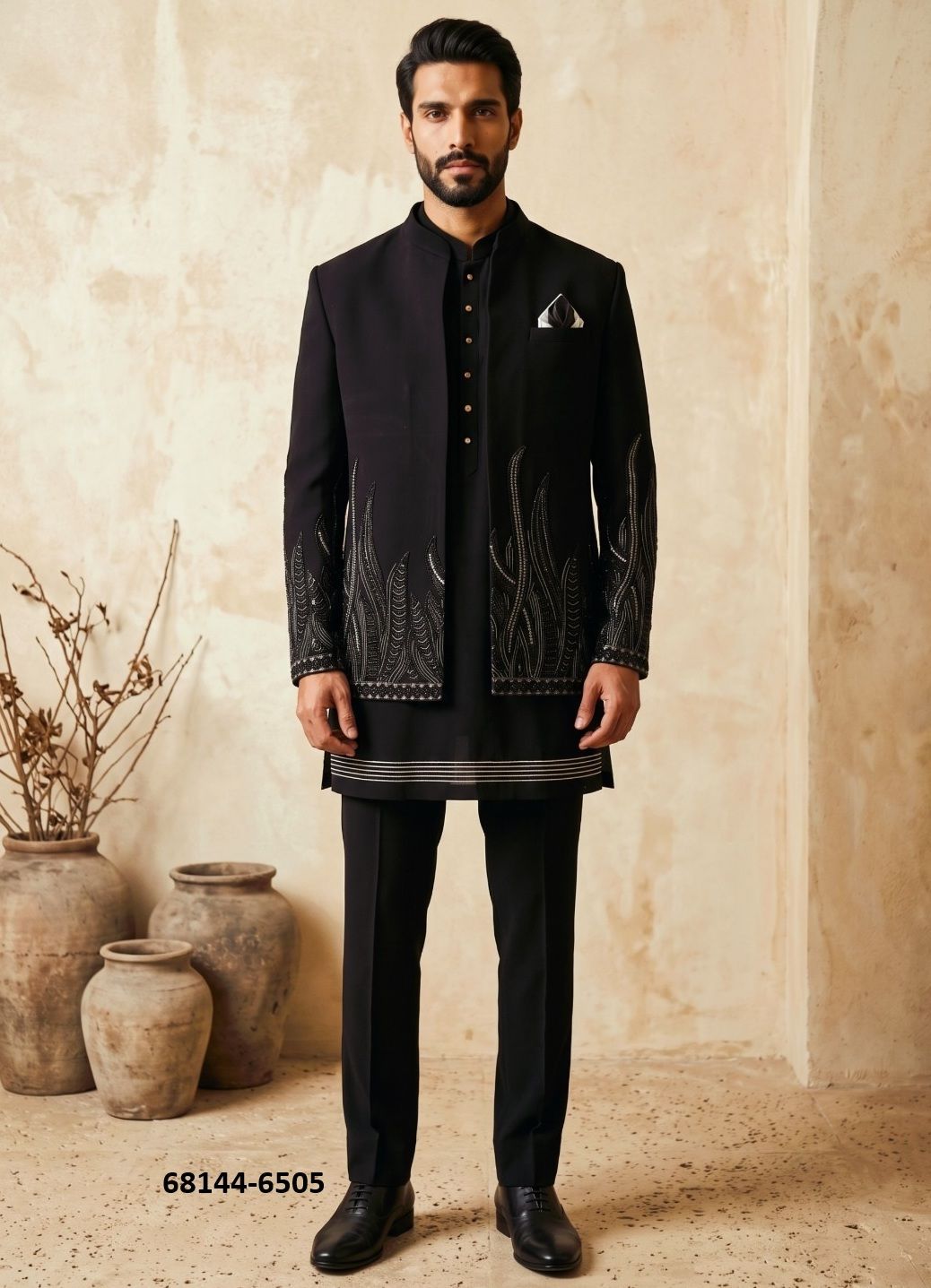 GROOM INDO WESTERN - Catalog # 68144 (Set of 5 Men's Ethnic Wear) GROOM INDO WESTERN - Catalog # 68144 (Set of 5 Men's Ethnic Wear)